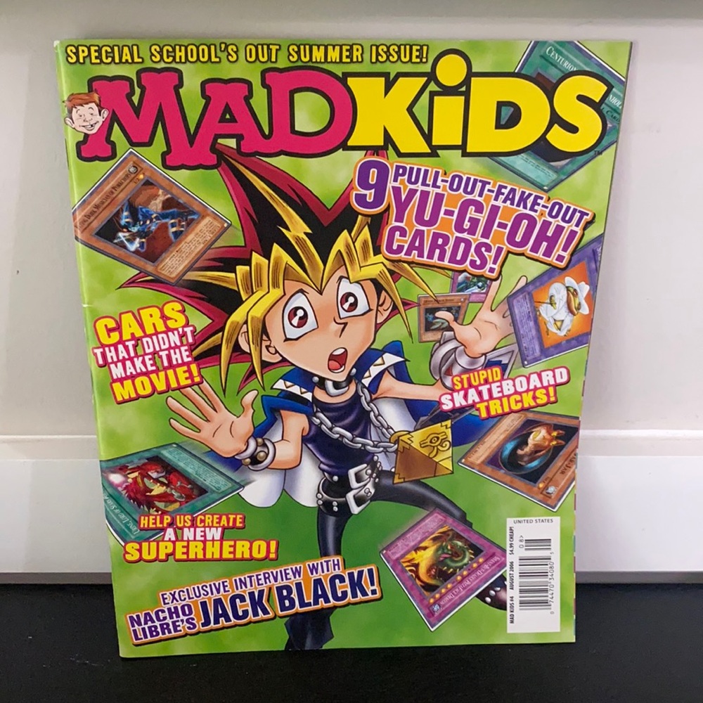 Vintage Mad Kids Magazine Issue 4 Yu-Gi-Oh Cover 2006 Near Mint Retro Comic